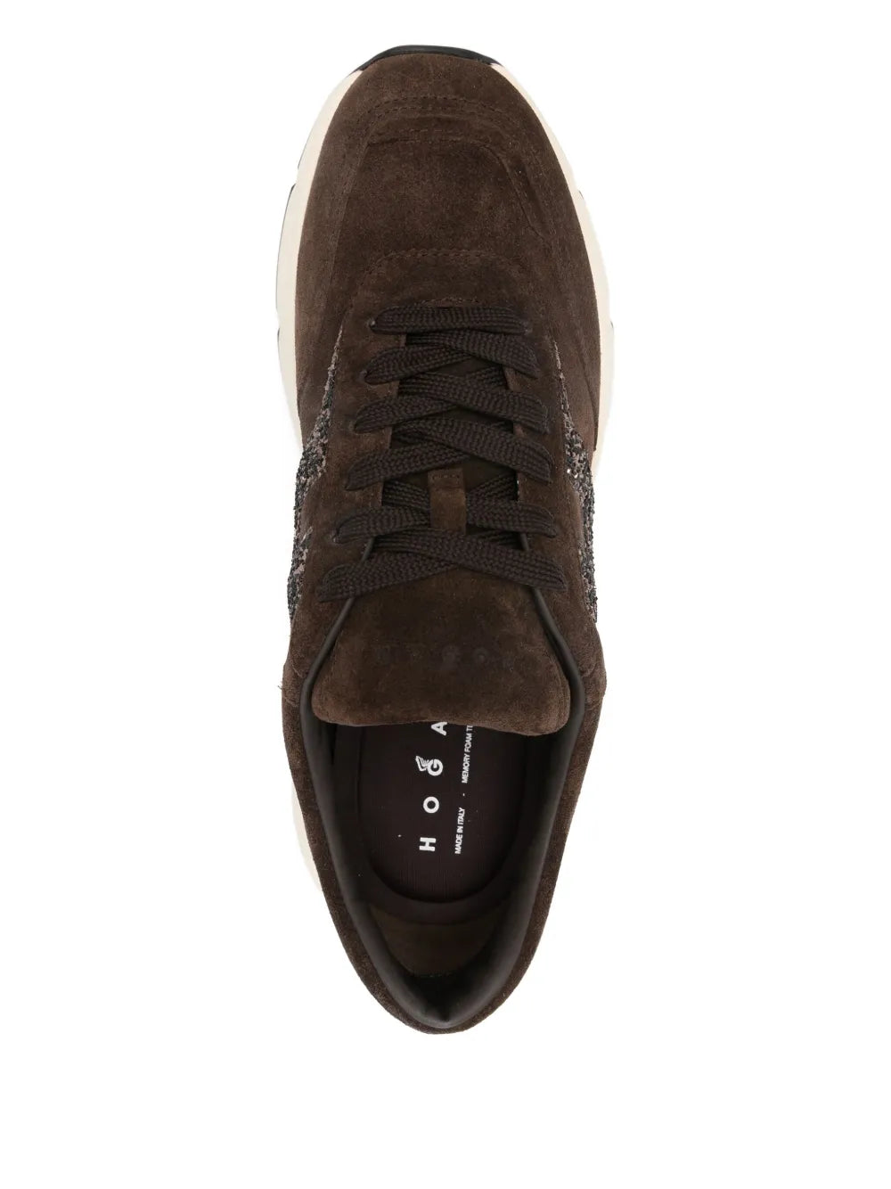 Hogan Glitter Logo Trainers