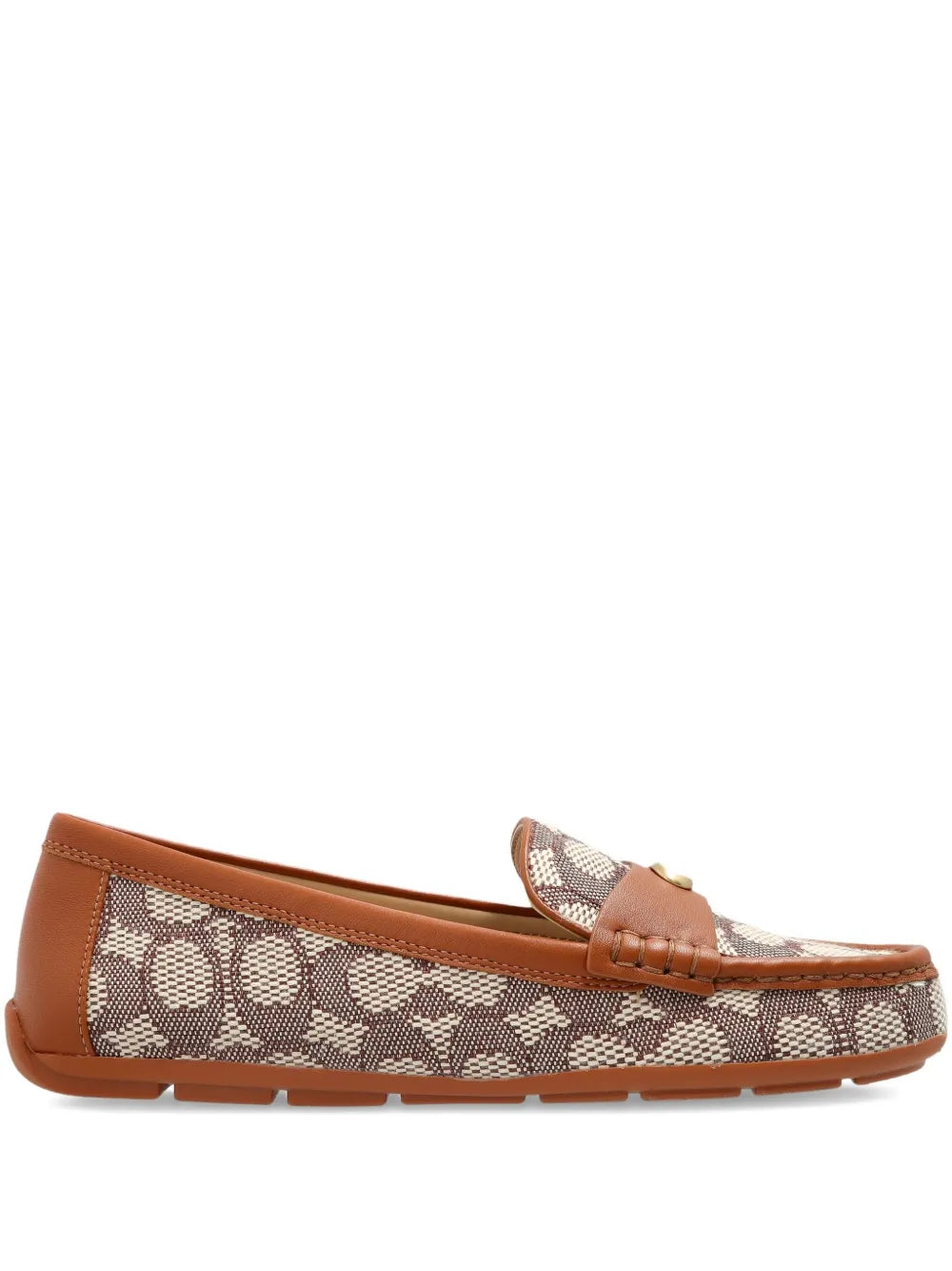 Coach Logo-Jacquard Loafers