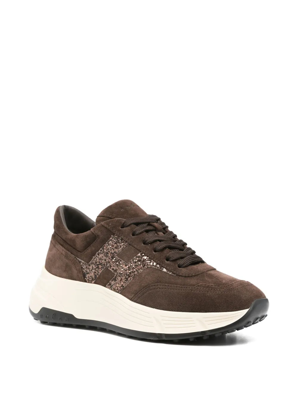 Hogan Glitter Logo Trainers