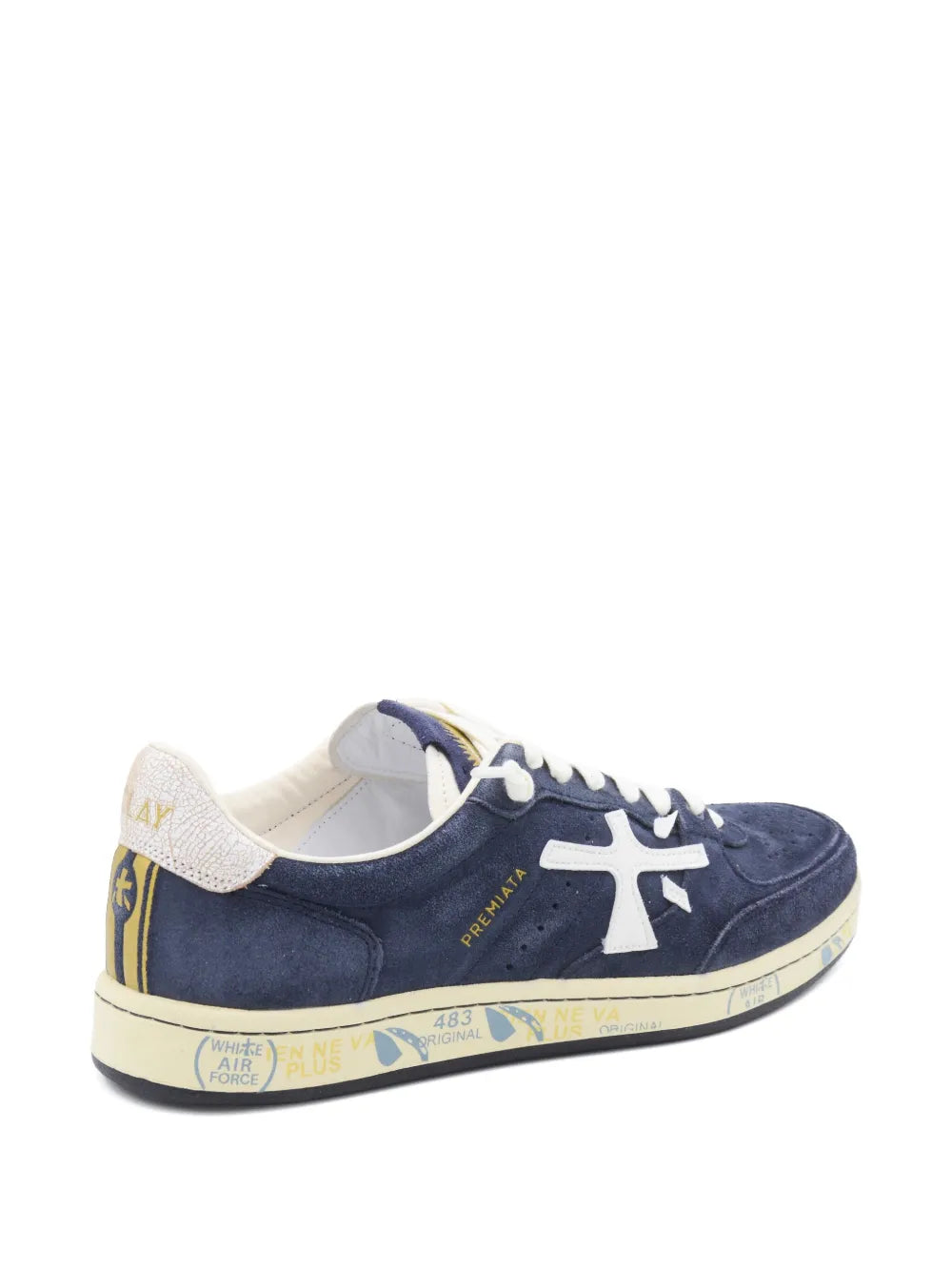 Premiata Basket Clay 7708 Suede Lace-Up