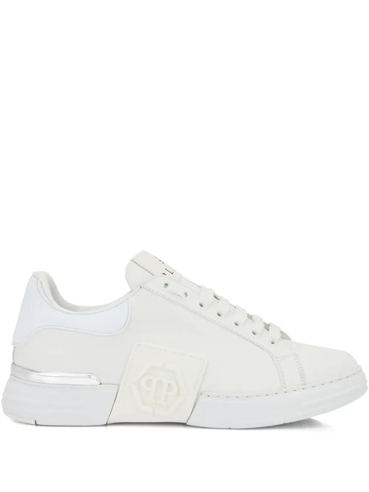 Philipp Plein Phantom Kick$ Logo-Plaque Low-Top