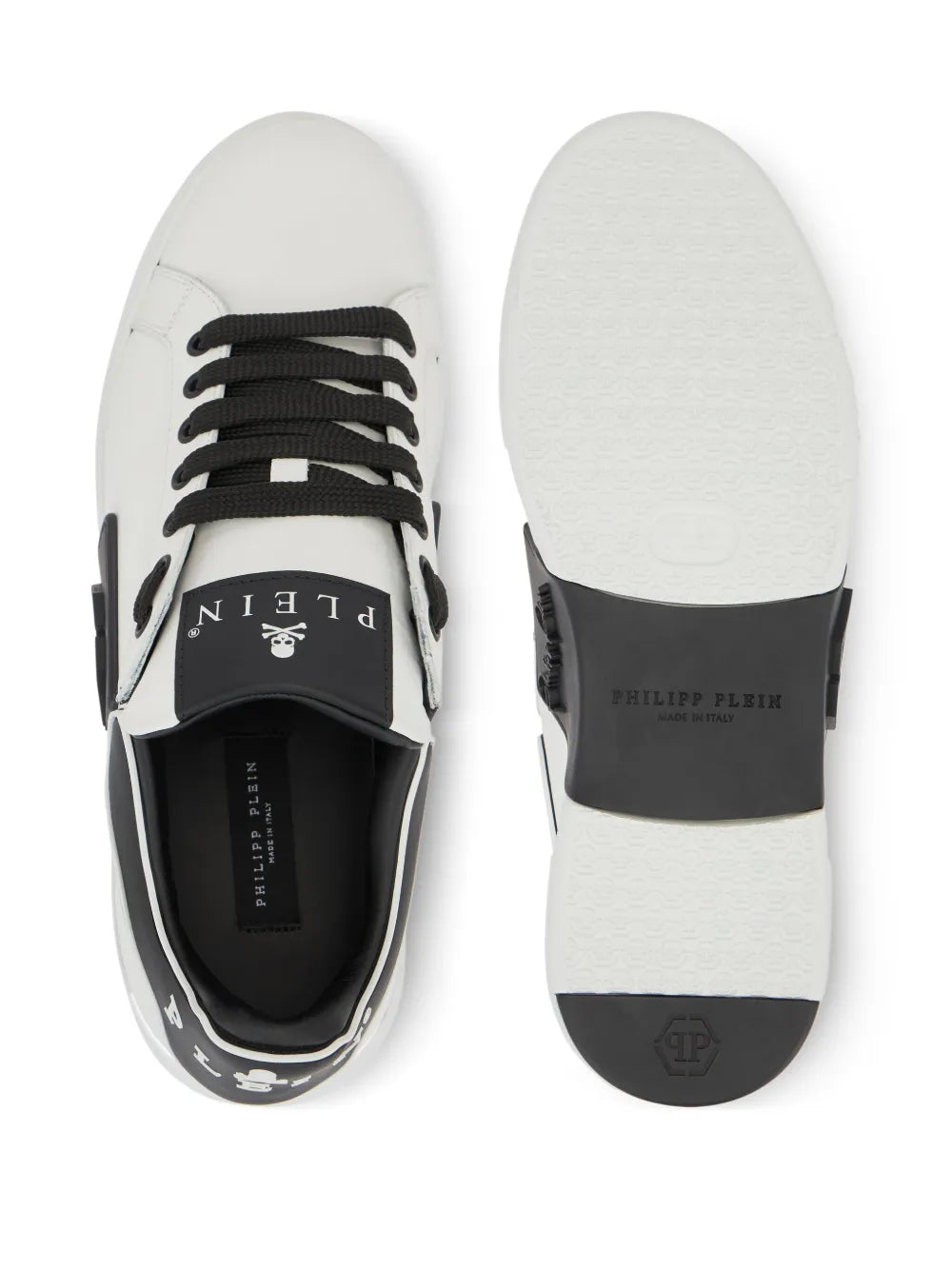 Philipp Plein Logo Plaque Low-Top Trainers