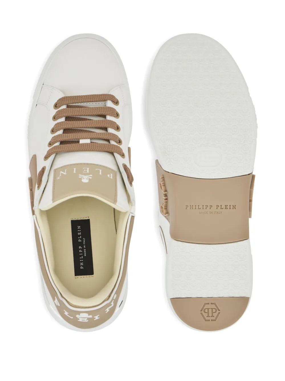 Philipp Plein Phantom Kick$ Logo-Plaque Low-Top