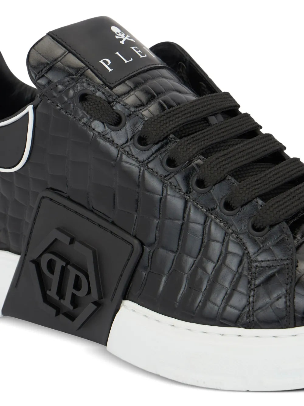 Philipp Plein Phantom Kick$ Cocco Embossed Low-Top