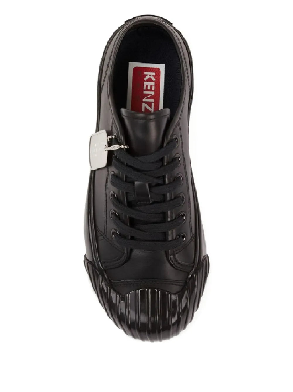 Kenzo Logo-Detail Leather