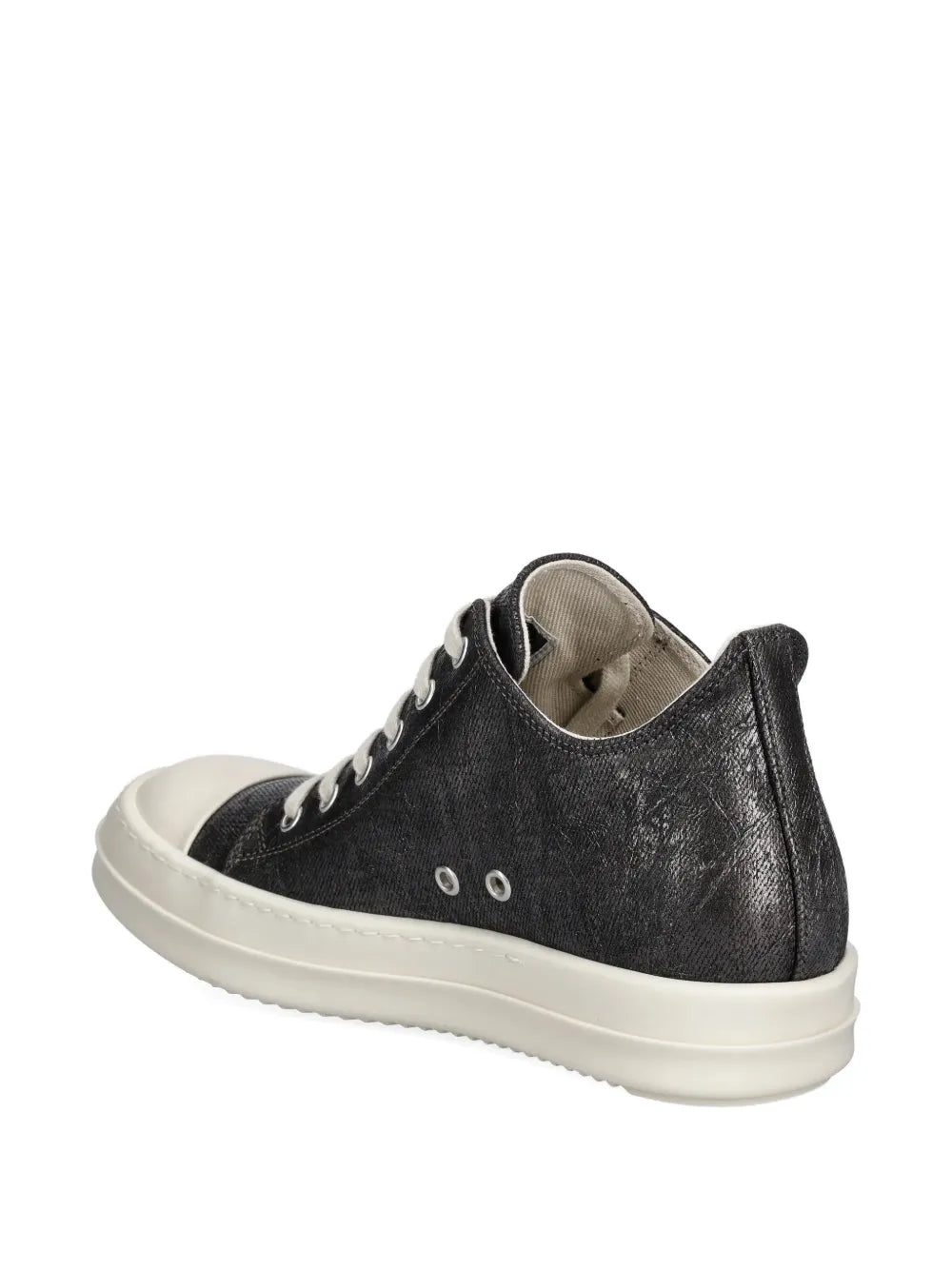 Rick Owens DRKSHDW Low Sneaks Metallic-Effect