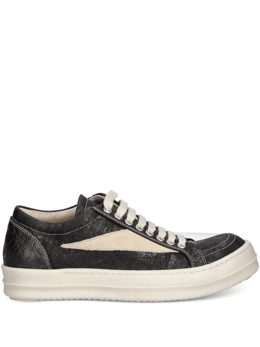 Rick Owens DRKSHDW Vintage Sneaks Metallic-Effect