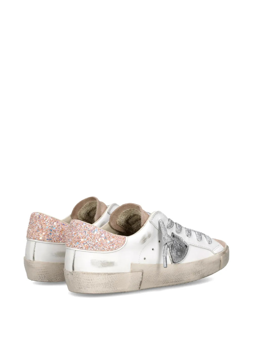 Philippe Model Paris Prsx Glitter Heel Trainers