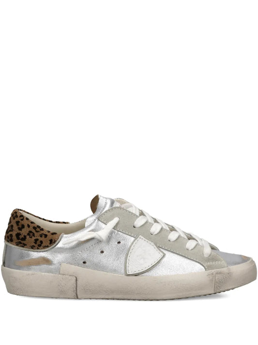 Philippe Model Paris Prsx Leopard-Print Low Trainers