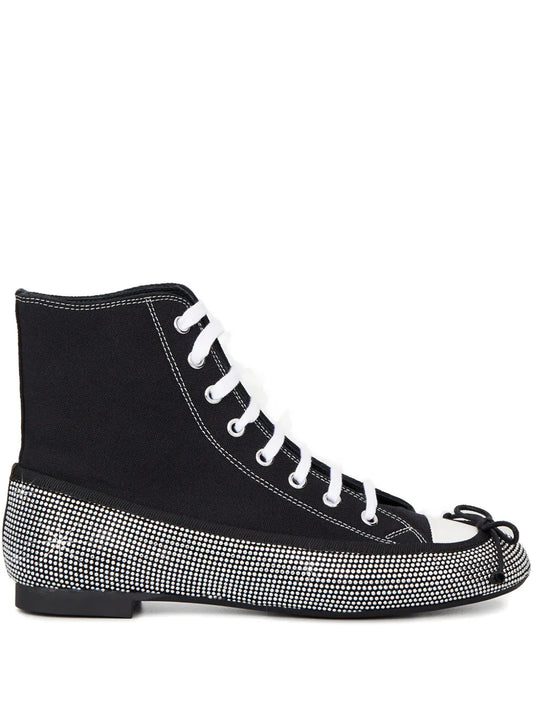 Marco De Vincenzo Crystal-Embellished Lace-Up