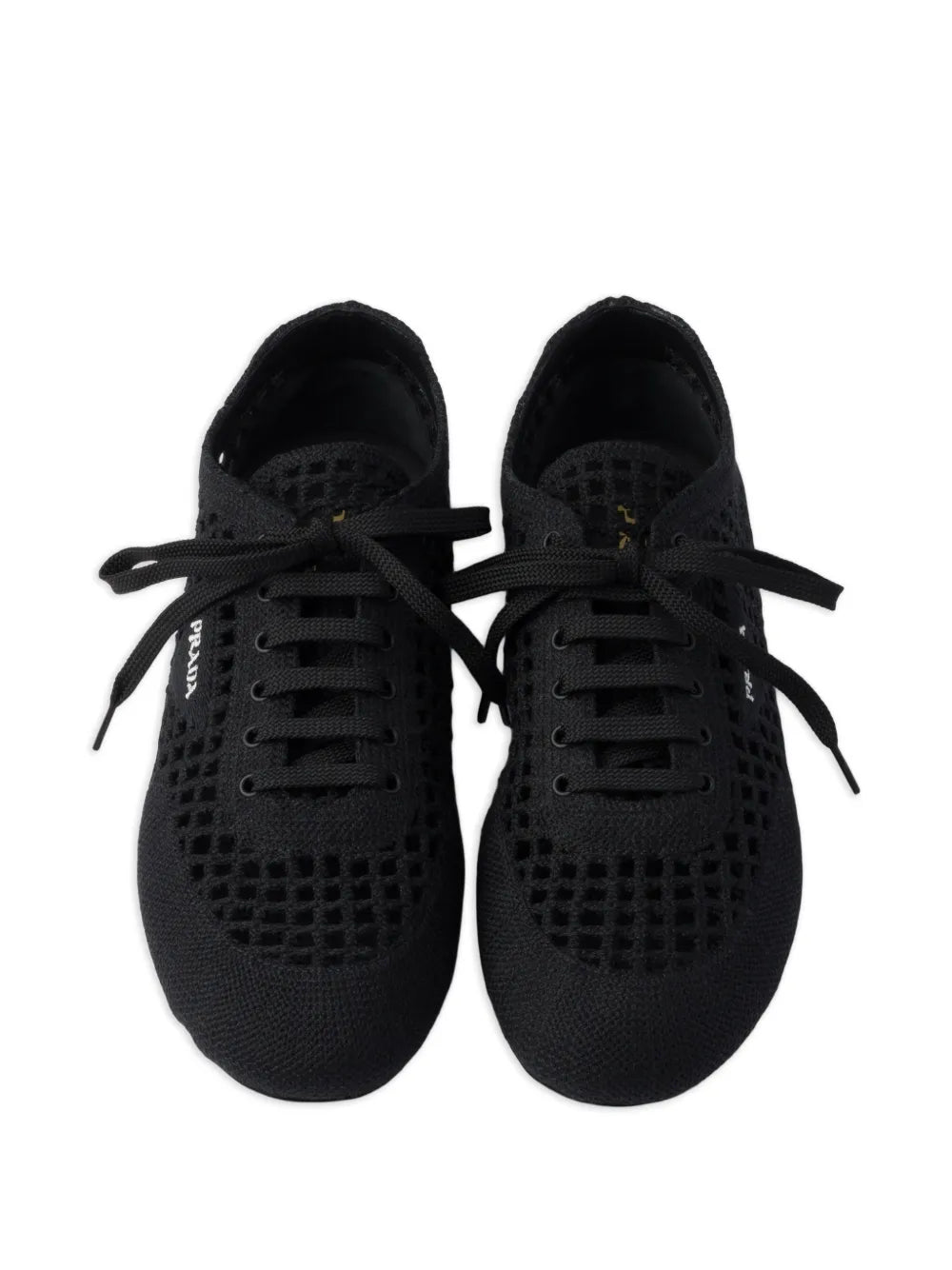 Prada Round-Toe Lace-Up
