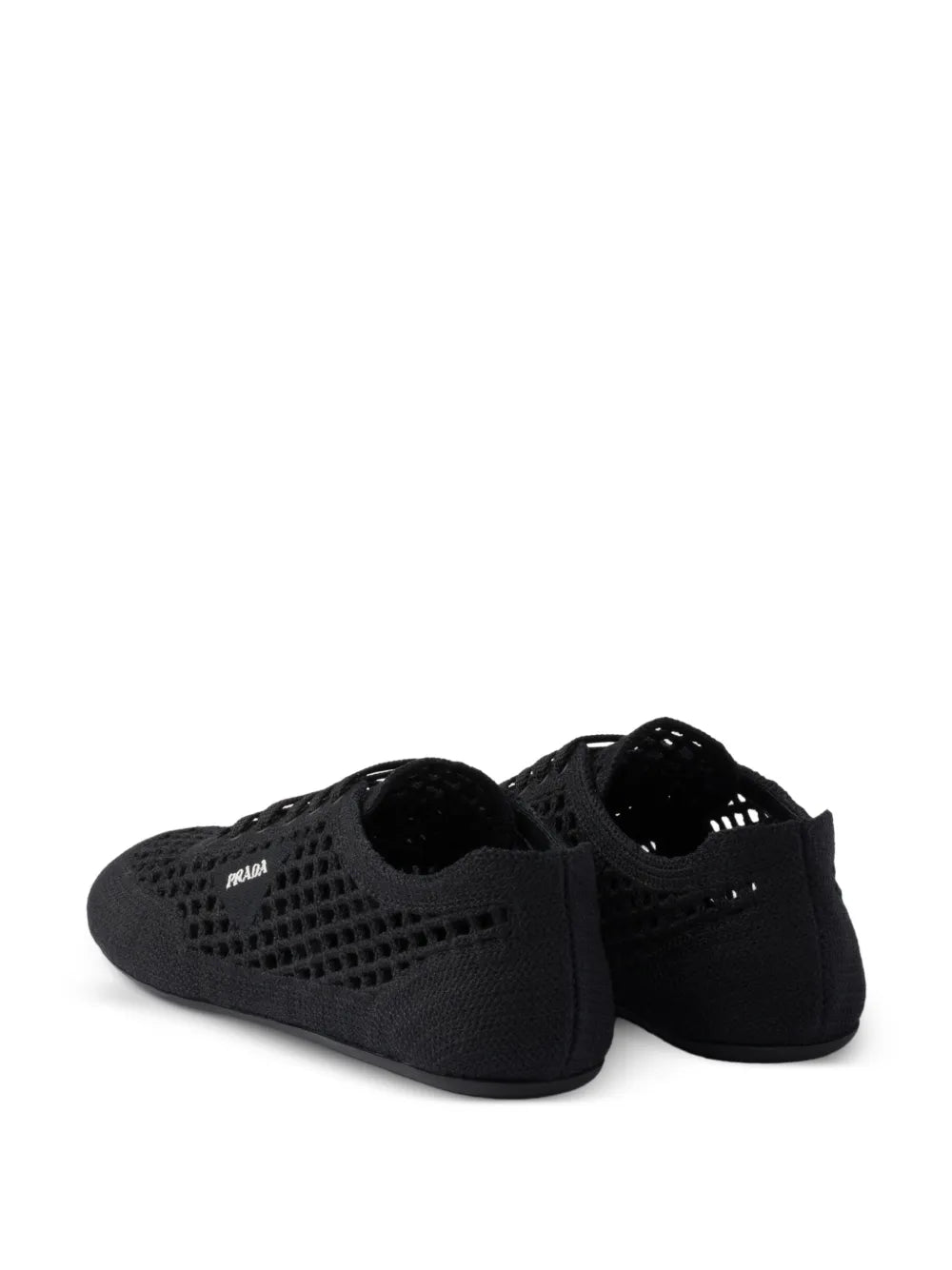 Prada Round-Toe Lace-Up