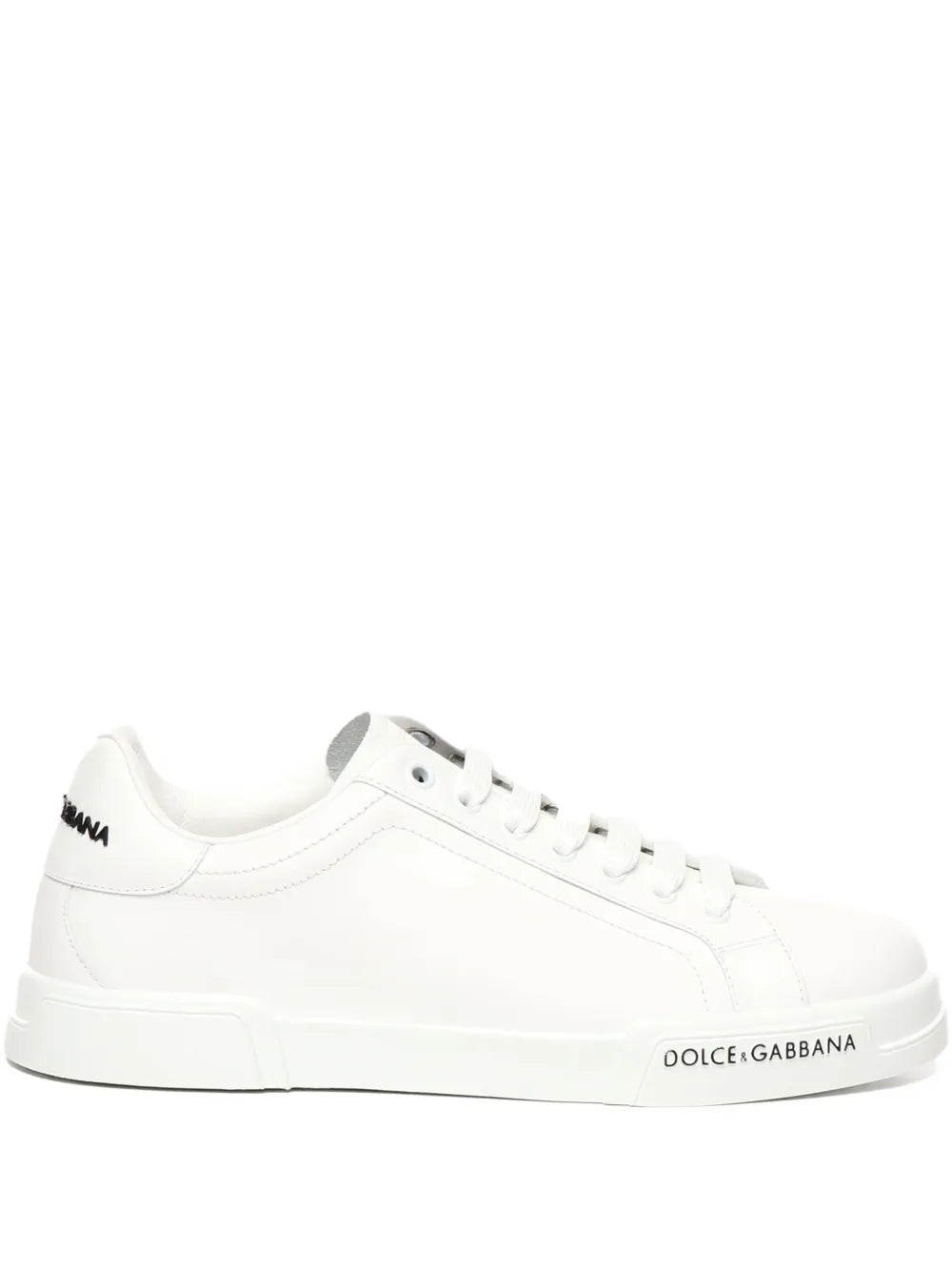 Dolce & Gabbana Portofino Leather Low-Top