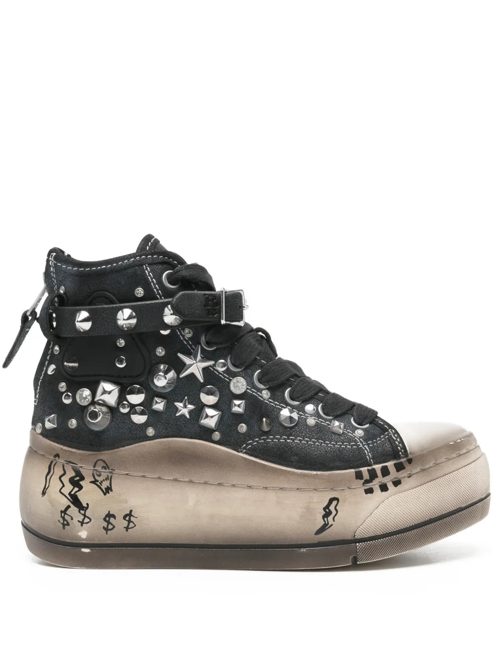 R13 Stud-Embellished Flatform