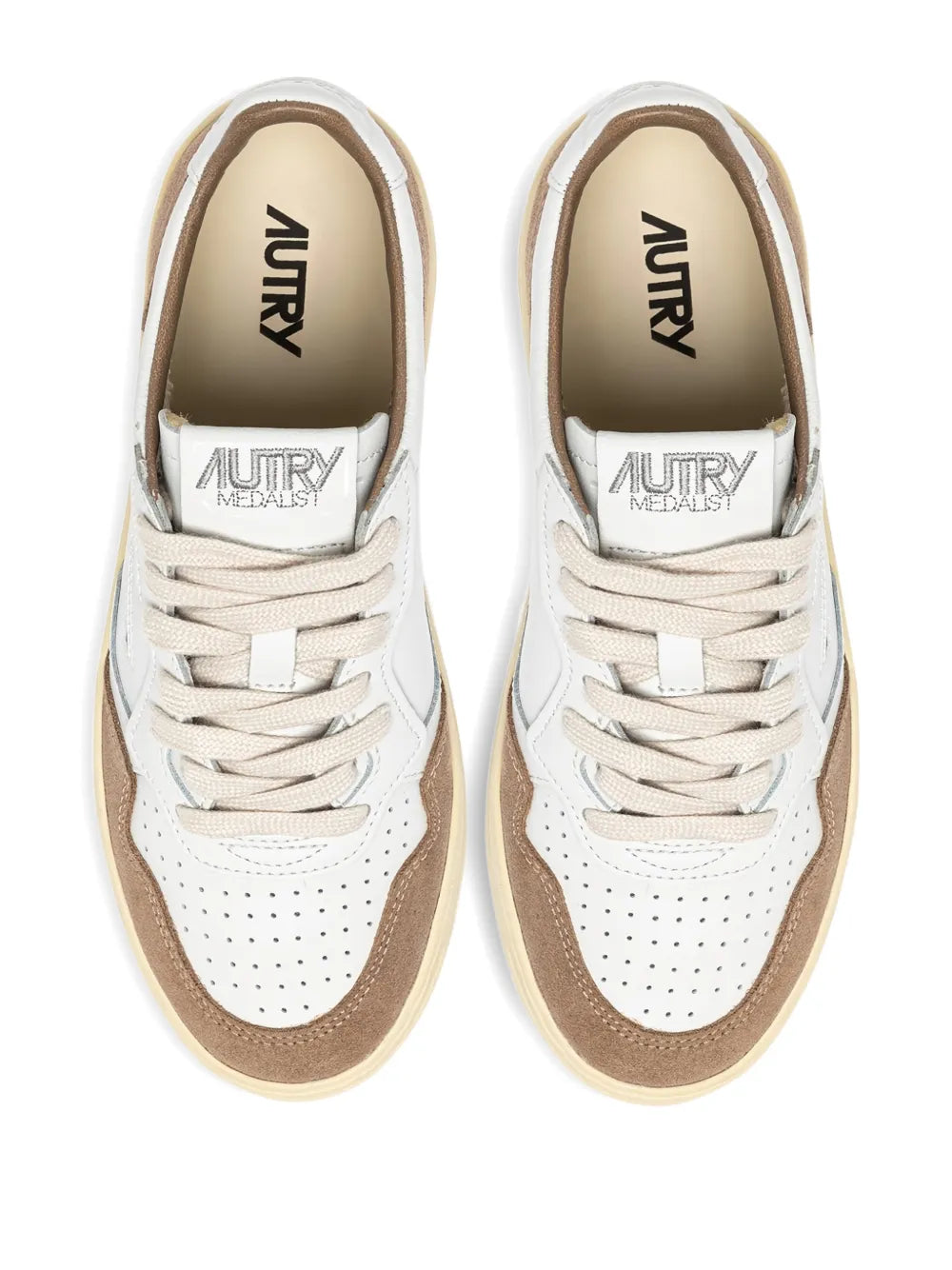 Autry Perforated Leather Trainers