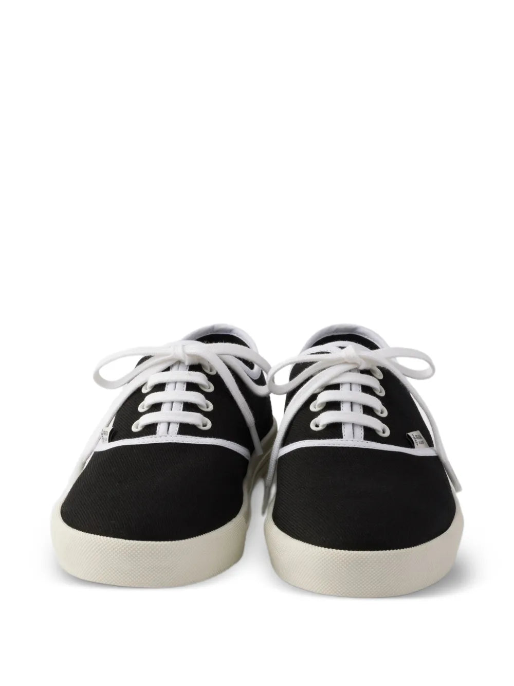 Prada Lace-Up Round-Toe