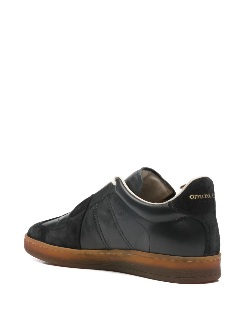 Officine Creative Panelled Lace-Up Low-Top