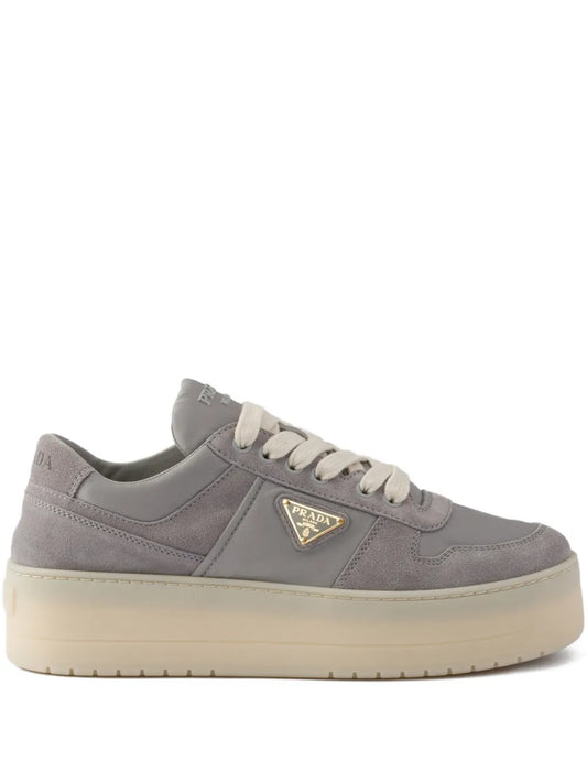 Prada Downtown Bold Suede Platform