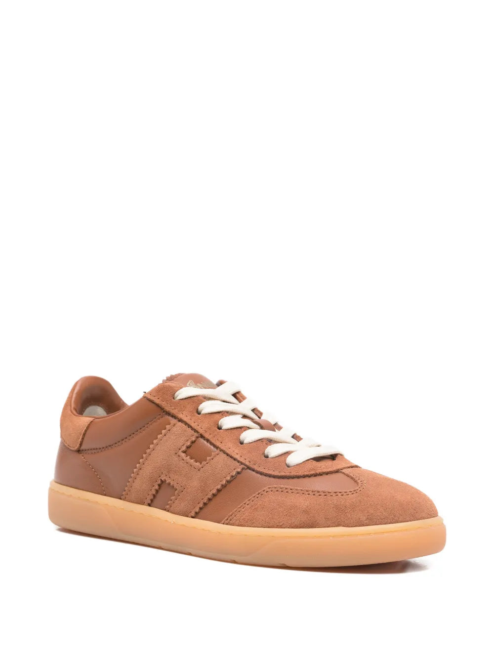 Hogan Suede Logo-Appliqu ow-Top