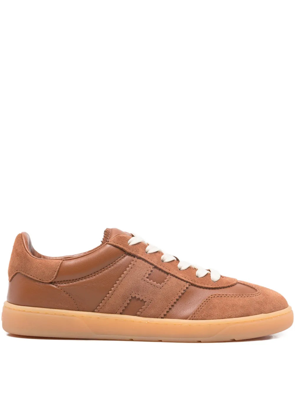 Hogan Suede Logo-Appliqu ow-Top